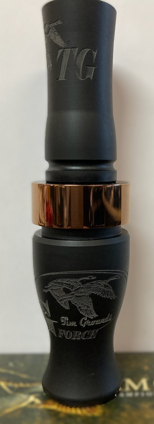G FORCE Flat black with copper colored band 