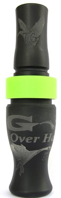 "G OVERHAULER"™  Flat Black with lime band