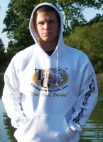 HOODIE,  WHITE REAL THANG LOGO
