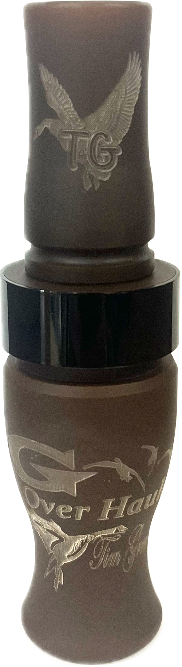 "G OVERHAULER"™  flat brown with black band