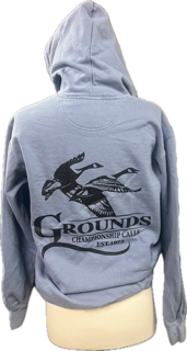 HOODIE, BLUE DENIM COLOR