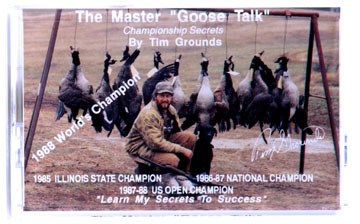 "Goose Talk"™  cassette, instruction on flute calls 