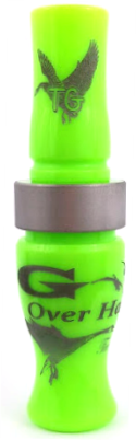 "G OVERHAULER"™ Lime, Bead blasted band