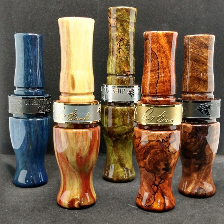 Stablized wood calls