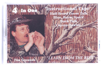 "4 N 1"™ cassette, instruction Half Breed™, Snow/Speck, Buck Talk, Coyote Howler™