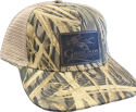 Cap, MO Bottomland, camo with tan mesh back, slightly curved bill