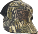 Cap, MO Bottomland black, black mesh back, leather patch, slightly curved bill